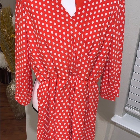 FRANCESCA RAELYNN MINI DOT SURPLUS ROMPER - Picture 2 of 7